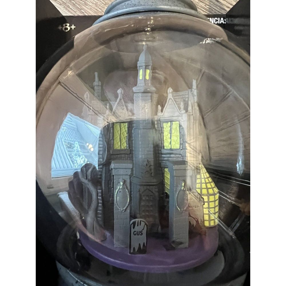 Haunted Mansion Animated Globe Cloche Swirling Bats "Ghost Host" Speaks New! - Picture 12 of 12